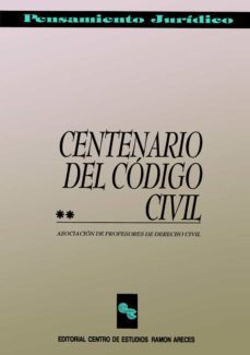 centenario del codigo civil 1879-1979.-9788487191404