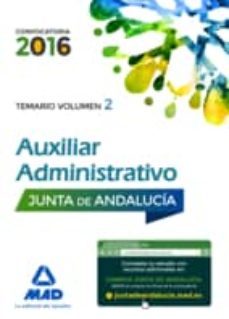 auxiliares administrativos de la junta de andalucia. temario vol. 2-9788490935804