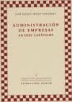 administracion de empresas en diez capitulos-9788492411504