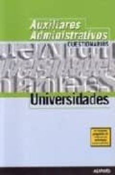 auxiliares de universidades: cuestionarios-9788497315104
