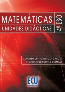 matematicas. unidades didacticas 4.º eso (ebook)-9788499482804