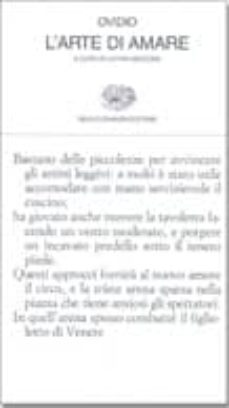 l arte di amare-publio ovidio nasone-9788806026004