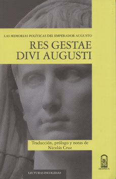 las memorias politicas del emperador augusto (ebook)-nicolas cruz-9789561419704