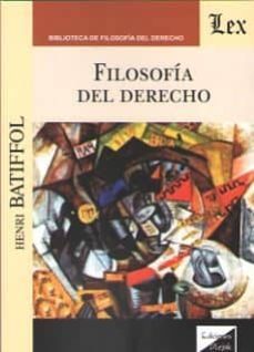 filosofia del derecho (batiffol)-henri batiffol-9789563921304