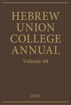 hebrew union college annual volume 88 (ebook)-9780878201914