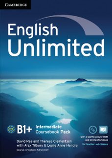 english unlimited intermediate coursebook with e-portfolio and online workbook pack-9781107680814