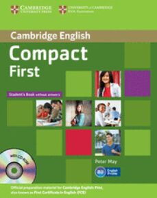 compact first students pack (students book with cd rom and work book with audio cd with audio cd)-9781107699014