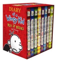 the diary of a wimpy ( box of books 1-9)-jeff kinney-9781419720314