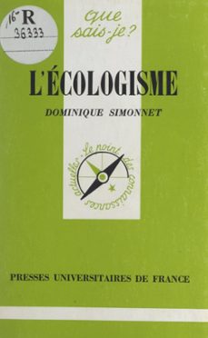 l'ecologisme (ebook)-dominique simonnet-9782705940614