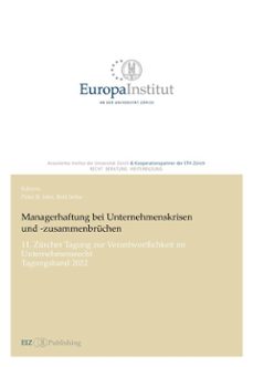 managerhaftung bei unternehmenskrisen und -zusammenbruchen (ebook)-9783038055914