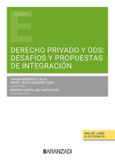 derecho privado y ods. desafios y propuestas de integracion-9788410295414