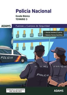 temario 3 policia nacional. escala basica-9788410772014