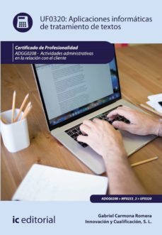 aplicaciones informaticas de tratamiento de textos. adgg0208 (ebook)-gabriel carmona romera-9788411030014