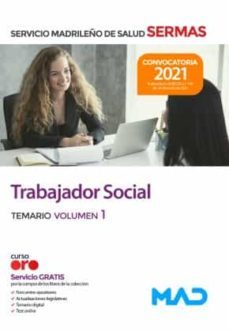 trabajador social. temario volumen 1 servicio madrileño de salud (sermas)-9788414247914
