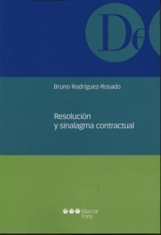 resolucion y sinalagma contractual-9788415664314