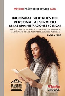 metodo practico de estudio facil. incompatibilidades del personal al servicio de las administraciones publicas-9788418794414