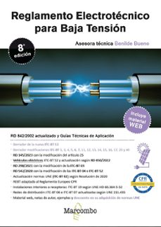 reglamento electrotecnico para baja tension (8ª edicion)-benilde bueno gonzalez-9788426738714