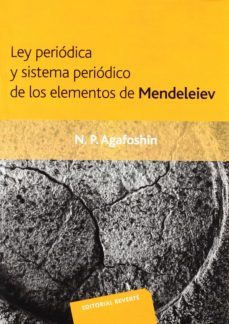 ley periodica y sistema periodico de los elementos de mendeleiv-9788429170214