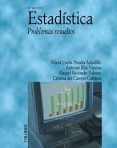 estadistica: problemas resueltos (2ª ed.)-maria josefa peralta astudillo-9788436821314