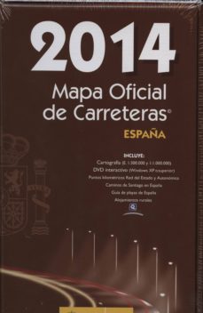 mapa oficial de carreteras españa 2014 (incluye dvd)-9788449809514