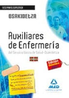 auxiliares de enfermeria del servicio vasco de salud-osakidetza. test parte especifica-9788467673814
