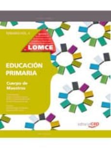 cuerpo de maestros. educacin primaria. temario, vol. ii-9788468157214