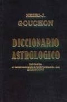 diccionario astrologico-h. j. gouchon-9788476271414