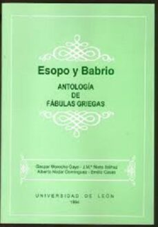 esopo y babrio antologias de fabulas griegas-9788477194514