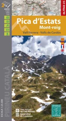 pica d estats: mont-roig vall ferrera - valls de cardos (1:25000)-9788480908214