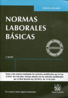 normas laborales basicas 4ª edicion-9788490332214