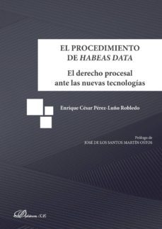 el procedimiento de habeas data.el derecho procesal ante las nuevas tecnologias (ebook)-9788491482314