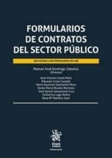 formularios de contratos del sector publico-manuel j. domingo zaballos-9788491903314