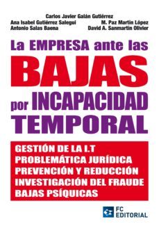 la empresa ante las bajas por incapacidad temporal-9788492735914