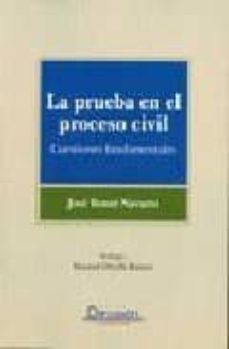 prueba en el proceso civil. cuestiones fundamentales-jose bonet navarro-9788496705814