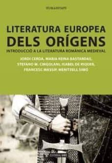 literatura europea dels origens-9788497884914