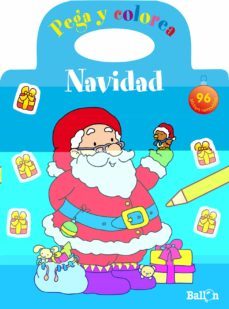 pega y colorea navidad-9789463075114
