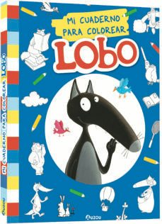 mi cuaderno para colorear lobo-orianne lallemand-9791039537414