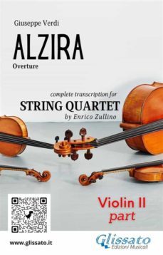 violin ii part of "alzira" for string quartet (ebook)-9791220866514