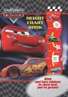 the worls of cars. height chart book.-9781407561424