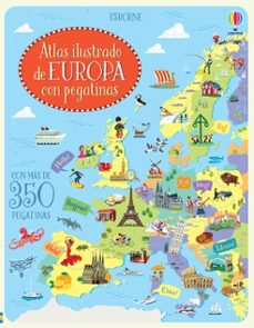 atlas ilustrado de europa con pegatinas-9781474933124