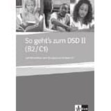 so geht s dsd ii guia profe ejercici+ cd-9783126759724