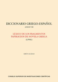 diccionario griego-español. anejo viii-greta kadas-9788400108724
