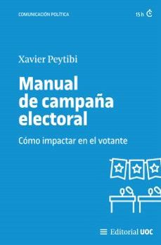 manual de campaña electoral-xavier peytibi-9788411661324