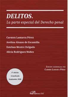 delitos. la parte especial del derecho penal-carmen lamarca perez-9788413249124