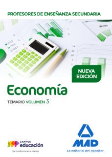 profesores de enseñanza secundaria economia: temario (vol. 3)-mª victoria martinez delgado-9788414208724