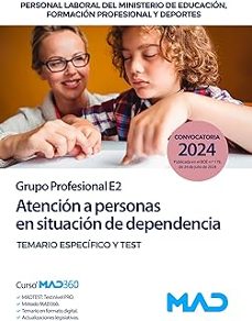 atencion a personas en situacion de dependencia (grupo profesional e2) del ministerio de educacion y formacion-9788414285824
