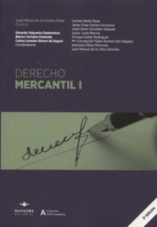 derecho mercantil, i-jose m de la cuesta rute-9788415663324
