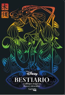 bestiario disney. 12 dibujos magicos: rasca y descubre-9788417240424
