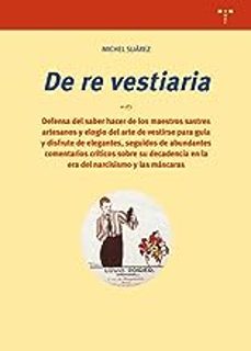 de re vestiaria-michel suarez-9788419525024
