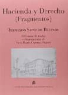 hacienda y derecho (fragmentos)-fernando sainz de bujanda-9788425916724